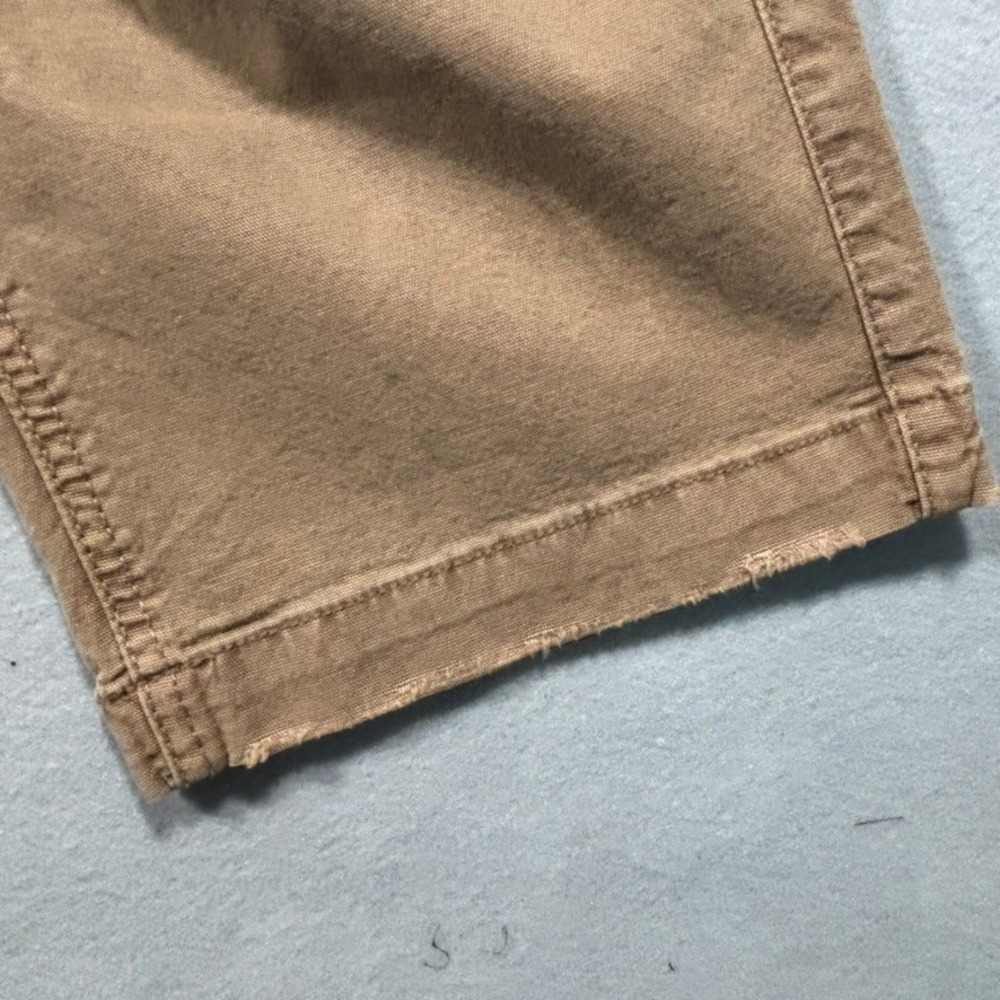 American Eagle Women's‎ Tan Carpenter Pants 20W High Rise Straight Utility Cargo - Picture 7 of 16
